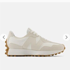 New Balance Cream and White Athletic Shoes